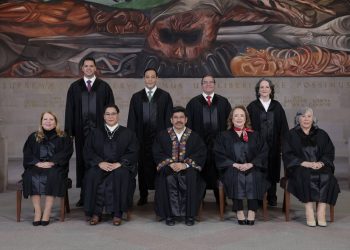 SCJN difunde primera imagen oficial de los nueve ministros electos por voto popular
