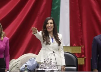 Kenia López Rabadán asume la presidencia de la Cámara de Diputados