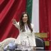 Kenia López Rabadán asume la presidencia de la Cámara de Diputados