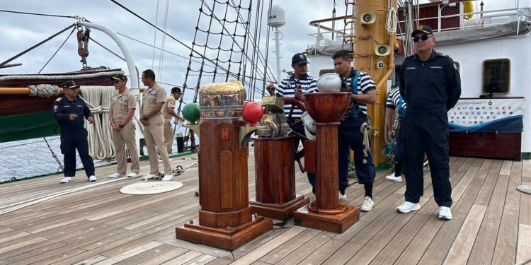 El buque escuela “Cuauhtémoc” regresa a Nueva York tras pruebas exitosas en el mar