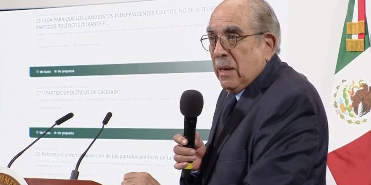 Sheinbaum enviará en enero su propuesta de reforma electoral; la Comisión Presidencial organiza audiencias en todo el país: Pablo Gómez