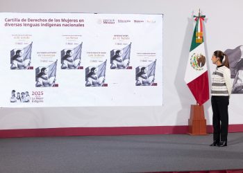 Sheinbaum conmemora el Día Internacional de la Mujer Indígena y presenta la Cartilla de los Derechos de las Mujeres en 35 lenguas originarias