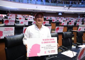 Celebra Antonino Morales programa contra el Cáncer de Mama impulsada por la presidenta Sheinbaum