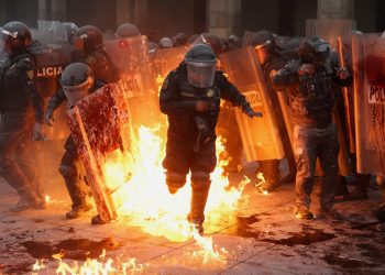 SSC reporta 123 policías heridos tras la marcha del 2 de octubre; tres están delicados