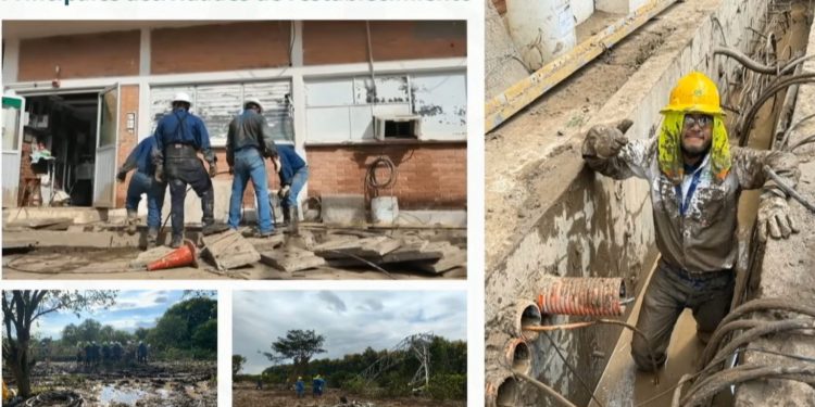 CFE reporta 92% de avance en restablecimiento eléctrico; comunidades aisladas dificultan el acceso