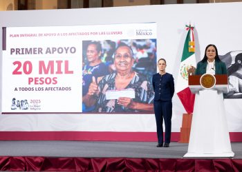 Gobierno federal entregará primeros apoyos a afectados por lluvias a partir del miércoles