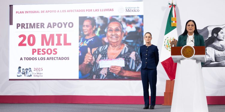 Gobierno federal entregará primeros apoyos a afectados por lluvias a partir del miércoles