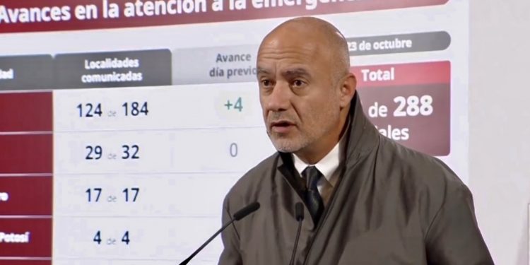 Avanza la recuperación en zonas afectadas; 202 comunidades ya tienen comunicación terrestre tras lluvias