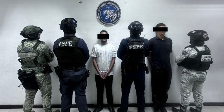 Rescata Escuadrón Antiextorsión con vida a joven secuestrado en Salamanca; hay dos detenidos