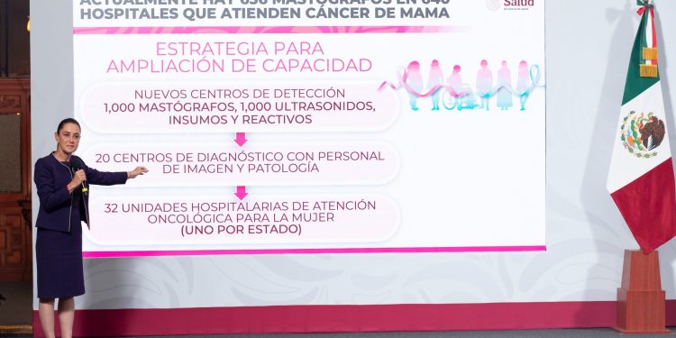 Sheinbaum lanza Modelo de Atención Universal del Cáncer de Mama con inversión de 8 mil millones de pesos