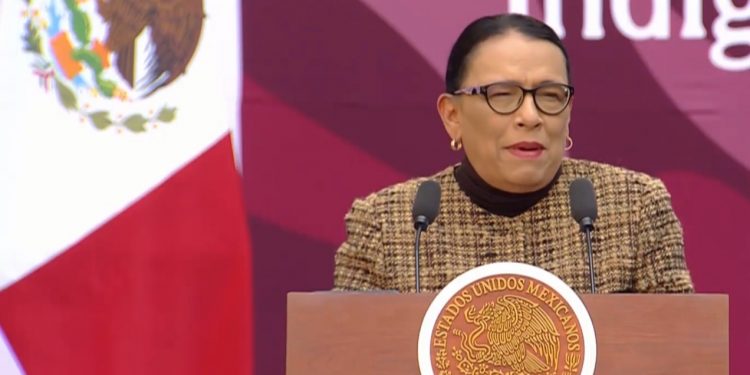 Rosa Icela Rodríguez destaca los 12 ejes del Plan Michoacán para reconstruir la paz y el bienestar