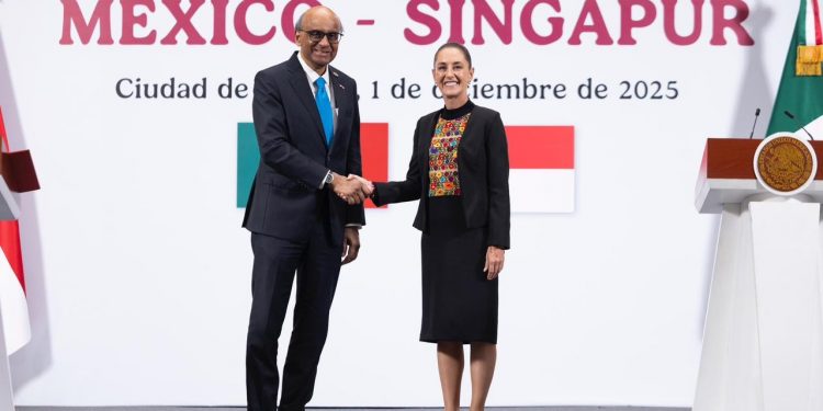 Singapur abrirá su primera embajada residente en México en 2026; Sheinbaum celebra “confianza mutua”