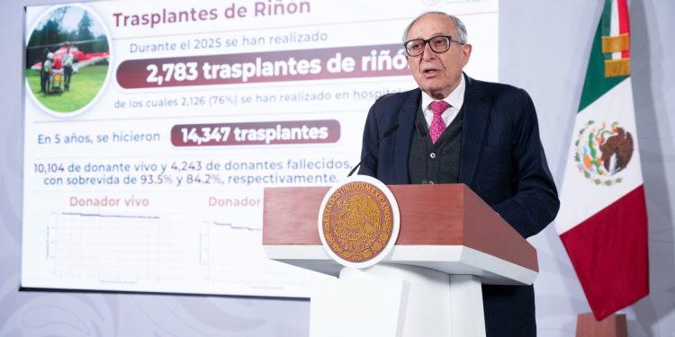 Listo México para campaña nacional de donación de órganos; 76% de trasplantes se realizan en hospitales públicos: Ssa