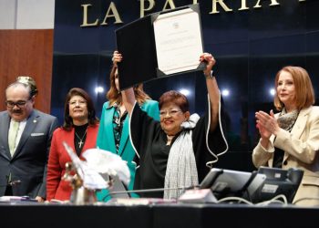 Senado elige a Ernestina Godoy como nueva fiscal general; promete que no habrá persecución política ni impunidad