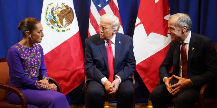 Reunión en Washington coloca a México en el centro de la agenda trilateral; Sheinbaum, Trump y Carney reafirman cooperación comercial