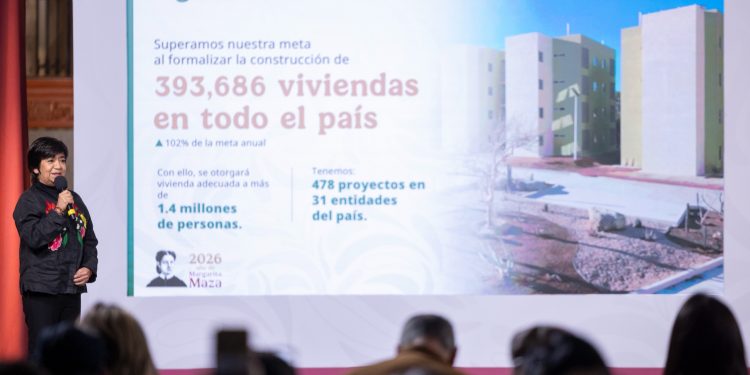Vivienda para el Bienestar supera metas en 2025 y perfila cumplimiento del 50% del objetivo sexenal en 2026: Sedatu