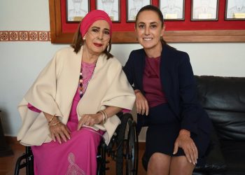 Sheinbaum se reúne en Morelos con Elsa Aguirre, ícono del Cine de Oro mexicano