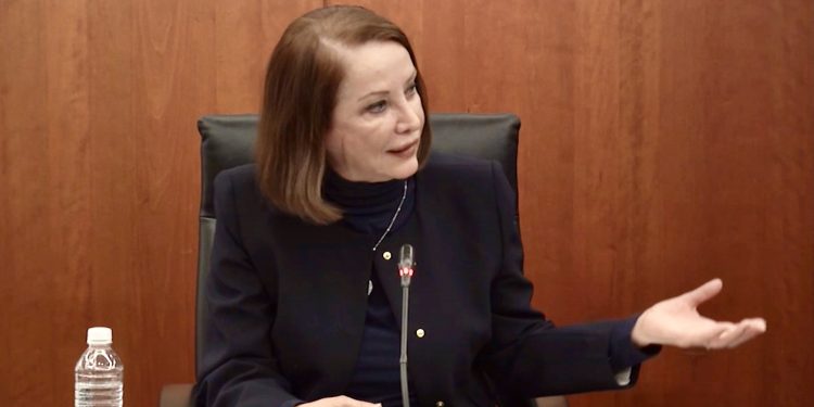 Laura Itzel Castillo aclara que reforma electoral no contempla eliminar plurinominales y descarta facultades del Senado en aterrizaje de avión militar de EU