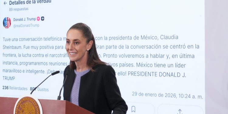 Trump elogia a Sheinbaum tras llamada: “México tiene una líder maravillosa e inteligente