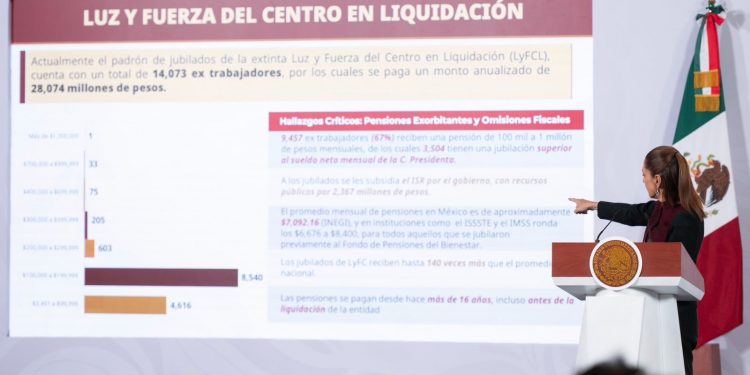 Claudia Sheinbaum va por reforma constitucional para eliminar pensiones millonarias de exaltos funcionarios