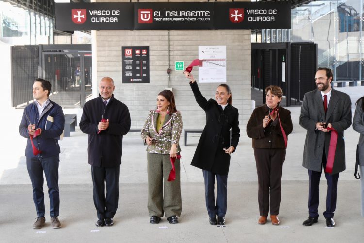 Con inversión federal de 100 mil mdp, Sheinbaum entrega Tren Interurbano México–Toluca