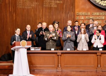 Pedro Haces respalda mensaje de Sheinbaum en el 109 aniversario de la Constitución