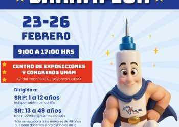 UNAM e IMSS abren megacentro de vacunación contra sarampión en Ciudad Universitaria