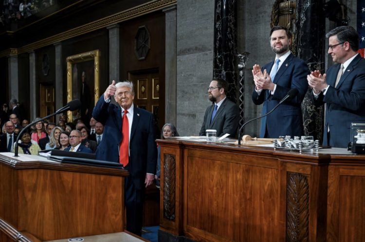 Seguridad, aranceles y migración: Trump lanza mensaje firme en su discurso sobre el Estado de la Unión