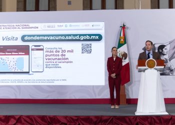 Sarampión en México se desacelera; vacunación masiva reduce contagios 30% en cinco semanas