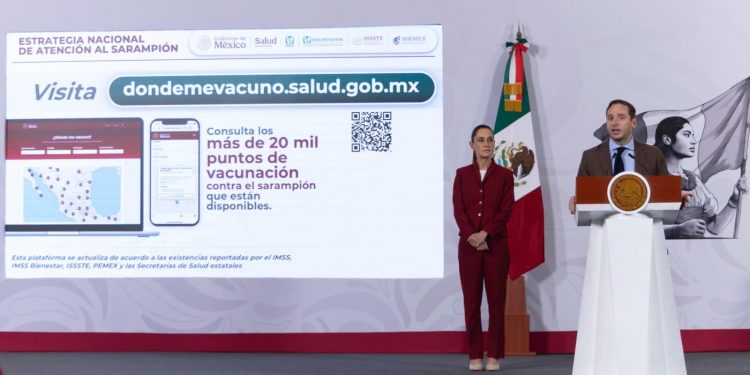 Sarampión en México se desacelera; vacunación masiva reduce contagios 30% en cinco semanas