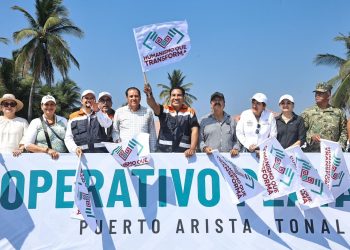 Eduardo Ramírez pone en marcha operativo para garantizar playas seguras en Puerto Arista