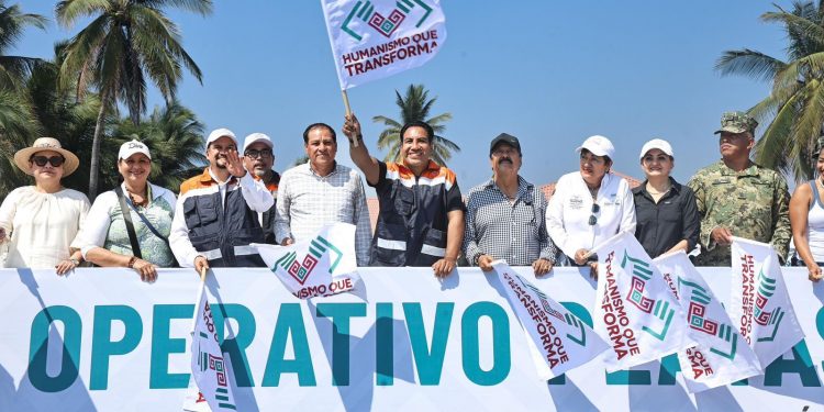 Eduardo Ramírez pone en marcha operativo para garantizar playas seguras en Puerto Arista