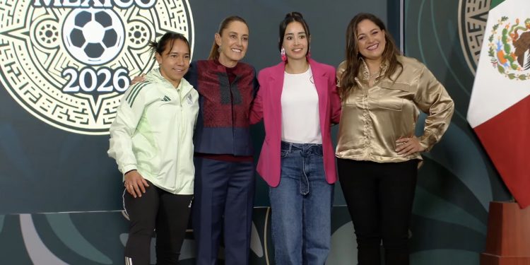 Lanza Sheinbaum concurso para que una joven futbolista represente a México en la inauguración del Mundial 2026