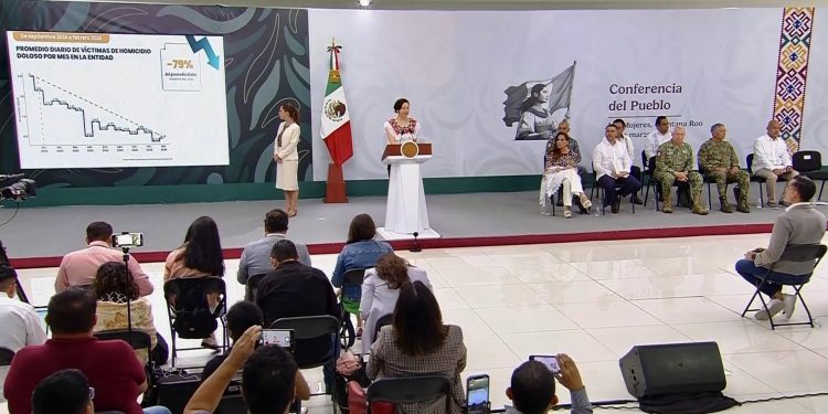 Quintana Roo reduce 79% los homicidios en 18 meses