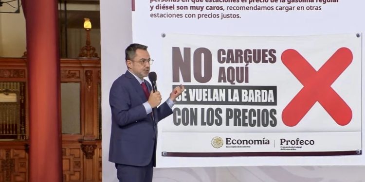 “No cargues aquí”: Profeco endurece vigilancia y señala a gasolineras con precios excesivos