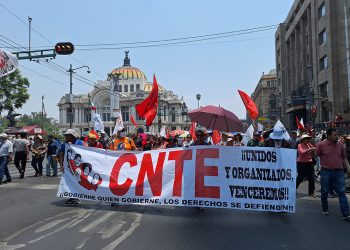 Rosa Icela defiende negociación con CNTE pese a amenaza de nuevas movilizaciones
