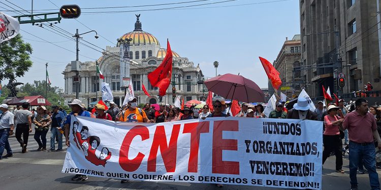 Rosa Icela defiende negociación con CNTE pese a amenaza de nuevas movilizaciones