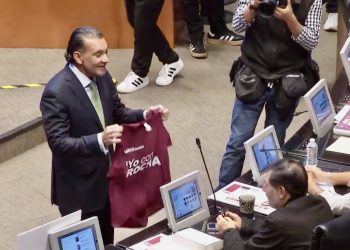 Se calienta el Senado: Luis Armando Melgar y Fernández Noroña protagonizan enfrentamiento por “#YoConRocha”