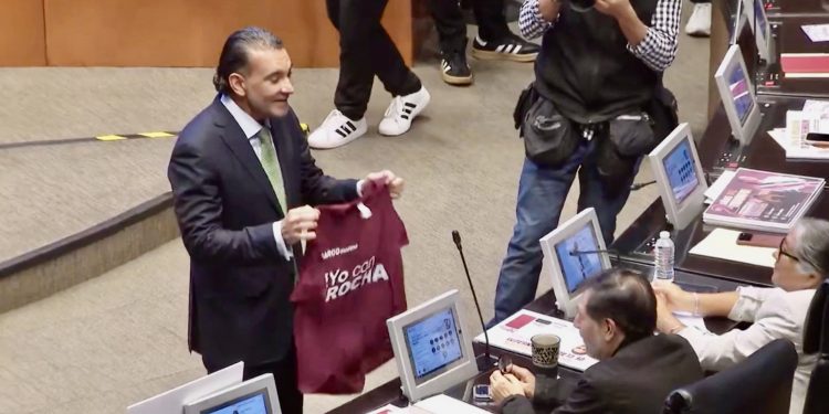 Se calienta el Senado: Luis Armando Melgar y Fernández Noroña protagonizan enfrentamiento por “#YoConRocha”
