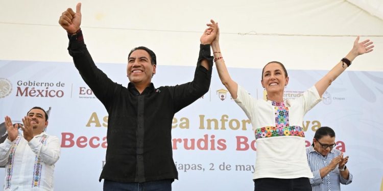 Eduardo Ramírez destaca apoyo de Sheinbaum a jóvenes chiapanecos con beca “Gertrudis Bocanegra”