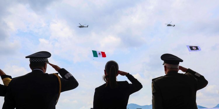 Sheinbaum defiende a la Guardia Nacional como pilar de su estrategia de seguridad y destaca baja de homicidios