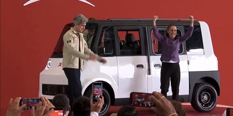 Olinia 1: el auto eléctrico con el que Sheinbaum busca impulsar la innovación hecha en México