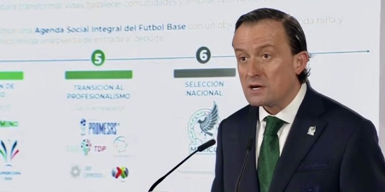 Mundial 2026 dejará una herencia para millones de niños: FMF impulsa red nacional de escuelas de fútbol