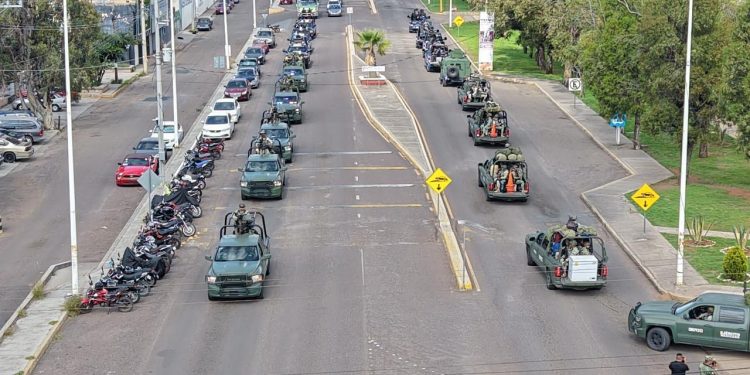 Más de 400 militares y guardias nacionales refuerzan la seguridad en Zacatecas