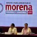 Rosa Icela Rodríguez cierra a medios su participación en plenaria de Morena en el Senado