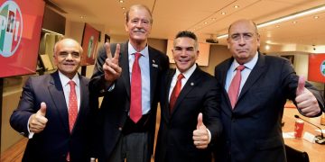 Alito Moreno y Vicente Fox exploran sumar fuerzas opositoras