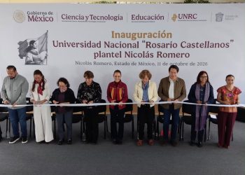 Sheinbaum anuncia beca Gertrudis Bocanegra para universitarios de Nicolás Romero; apoyará gastos de transporte 