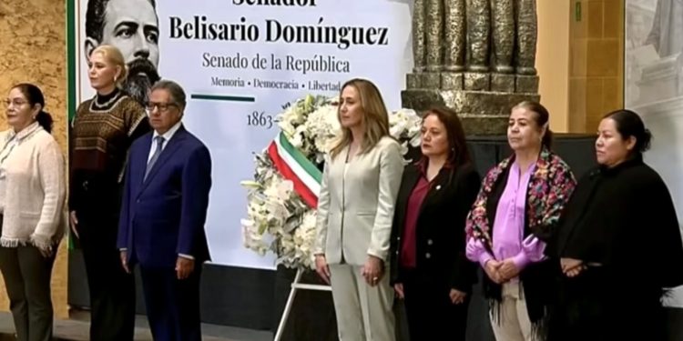 Senado conmemora el 113 aniversario luctuoso de Belisario Domínguez