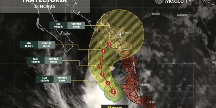 Simón amenaza ahora a Sinaloa: prevén lluvias de hasta 150 milímetros y activan operativos de emergencia
